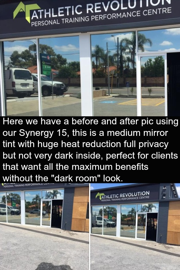Office Window Tinting Before and After Office Window Tinting Before and After