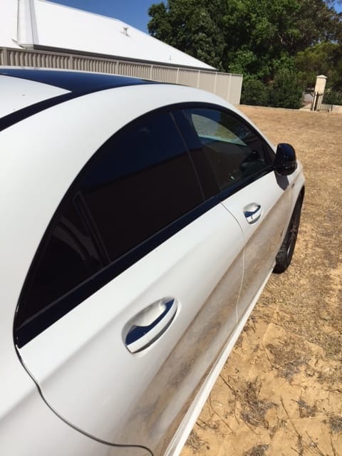 Tint on a Mercedes